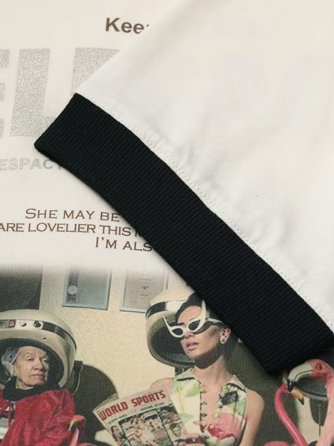 ヴィンテージ風フォトリンガーTシャツ